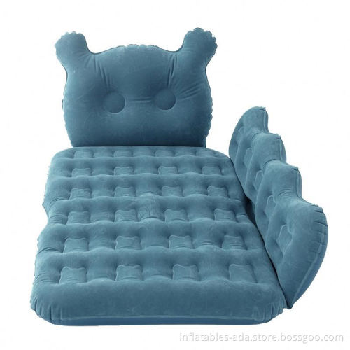 Inflatable Car Air Mattress Car Inflatable Bed with Back Seat Pump Portable sofa chair inflatable air mattress twin